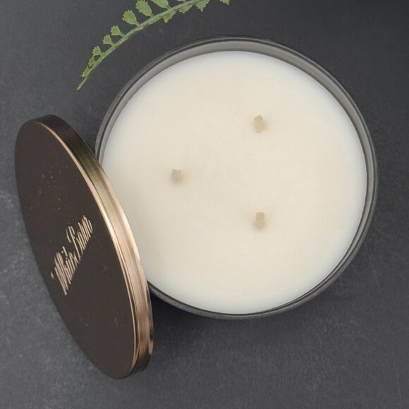 BBW Marshmallow Fireside White Barn Bath & Body Works 3 Wick Candle - Picture 6 of 10